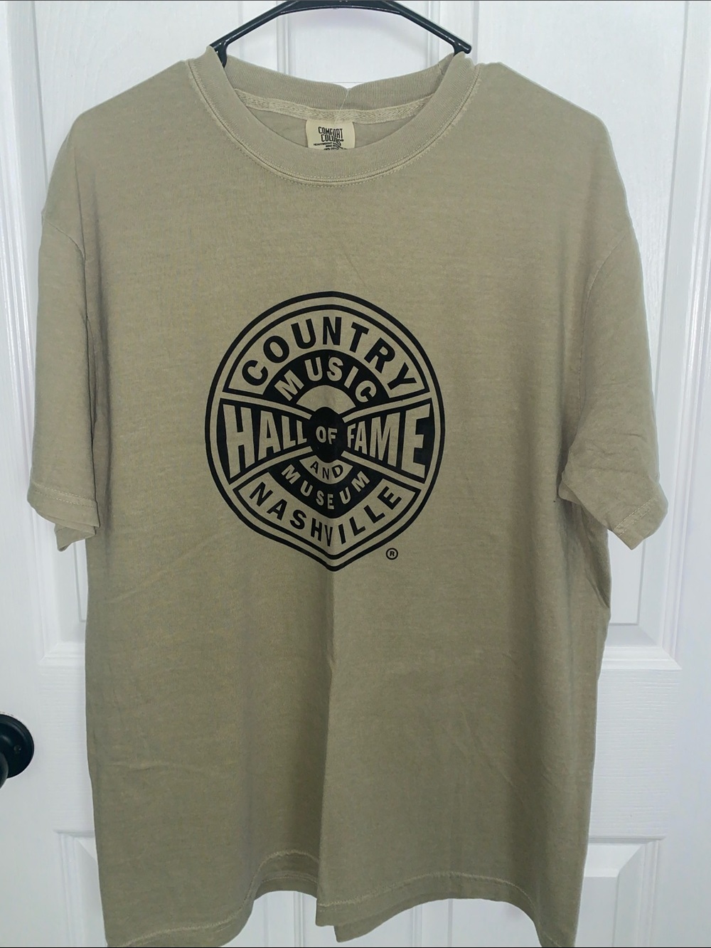 Comfort Colors Nashville Country Music Hall of Fame Tan T‑Shirt